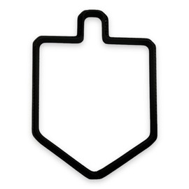 Dreidel Cookie Cutter with Easy to Push Design
