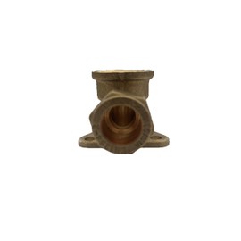 Compression Wallplate Elbow for Outside Tap | 15mm x 1/2inch Female Wall Plate Elbow | Brass Compression Joint | EN1254-2 Approved Plumbing Fittings for Outdoor Taps