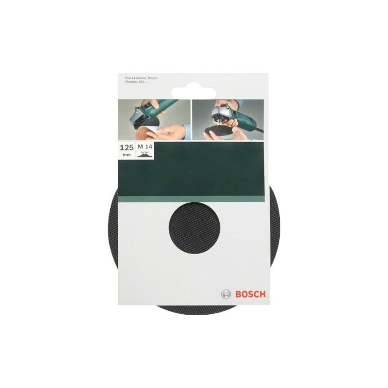 Bosch 2609256272 125 mm Rubber Sanding Plate for Angle Grinder