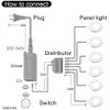 VST Under Cabinet Lighting 12V 2W (12W Total, 60W Equivalent),