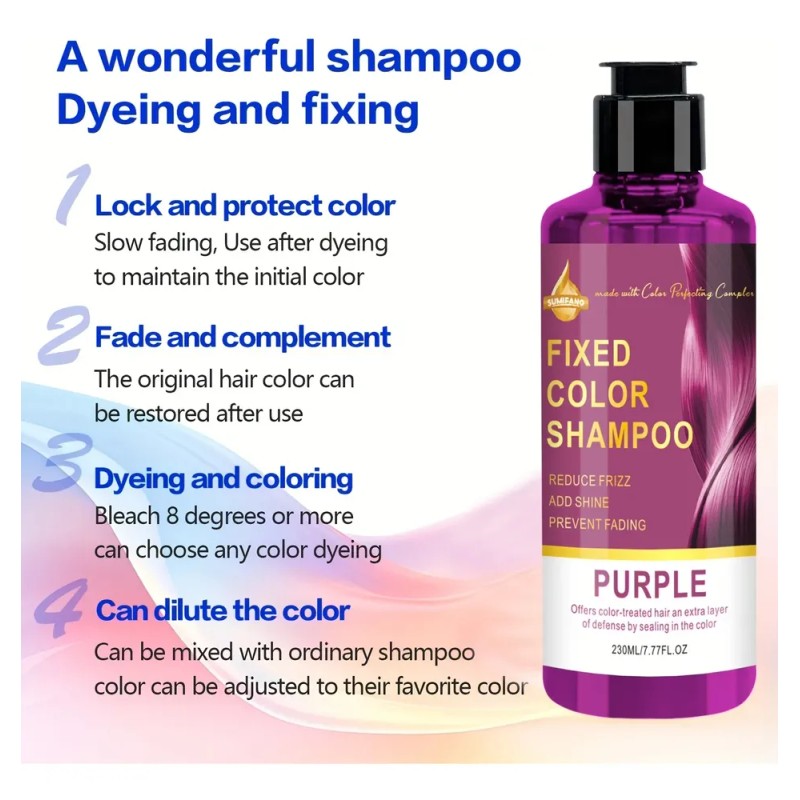 Shampoo Fijador De Color Para Cabello 230 Ml