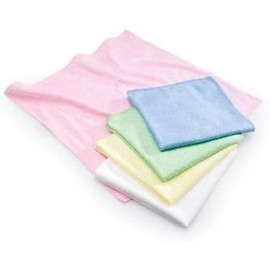 MEGA Clean M023/10 Microfibre Stretch Light 40 x 40 cm Green Pack of 10