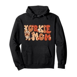 Yorkshire Terrier Groovy World's Best Yorkie Mom Pullover Hoodie