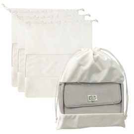 Lckaey handbags Dust Bags for Purse and shoes-grade suede velvet Clear tote bag dust Storage Bags 3 Pack Y100beige-M