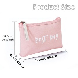 Hpamba Pack of 5 Small Cosmetic Bags for Handbag, Make Up Bag, Mini Cosmetic Bag, Makeup Bag, Small Make Up Bag for Handbag, Toiletries, Change Cosmetic Bag, Women's Small, b, waterproof cosmetic bag