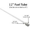 7-0948 Fuel Withdrawal Depth Standard Universal Boat Gas Tank Tube,Adjustable
