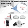 Toilet Seat Fixings - 4 Pack | Quick Release Hinges