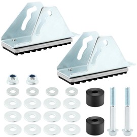 2 Replacement Feet Kit for Extension Ladder, Extension Ladder Feet, Fit for D1200-1(15&16)/D1218-1/D1220-1(14-18)/D1200-2(15-21)/D1300-2(7-12)/D1700-2EQ/D1800-2EQ/D8220-2EQ(Color:as Shown)