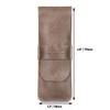 Londo Genuine Leather Pen and Pencil Case with Tuck in