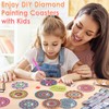 Diamond Painting Art Coasters Kits, 10 Pieces Mandala Diamond Painting