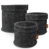 Miqio® Design Premium Felt Basket - Storage Baskets Round -