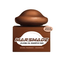 Mars Made Barra de champú de aceite de jojoba 2.0 – Hidratante e hidratante en barra de jabón natural para el cabello para exceso de acumulación de aceite y nutrición del cuero cabelludo