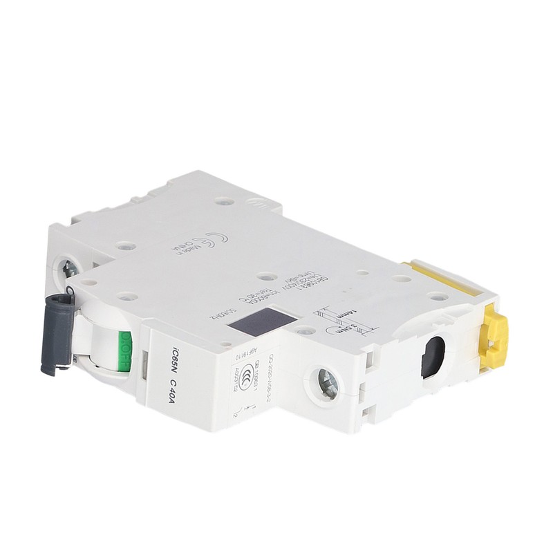 1P Miniature Circuit Breaker Low Voltage DIN Rail Mount Protection