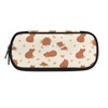 INSTANTARTS Orange Capybara Cute Pencil Case Big Capacity Pencil Box