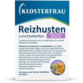 Klosterfrau Irritating Cough Lozenges, Sage Honey Flavour, Effective for Dry Irritating Cough, Pack of 24
