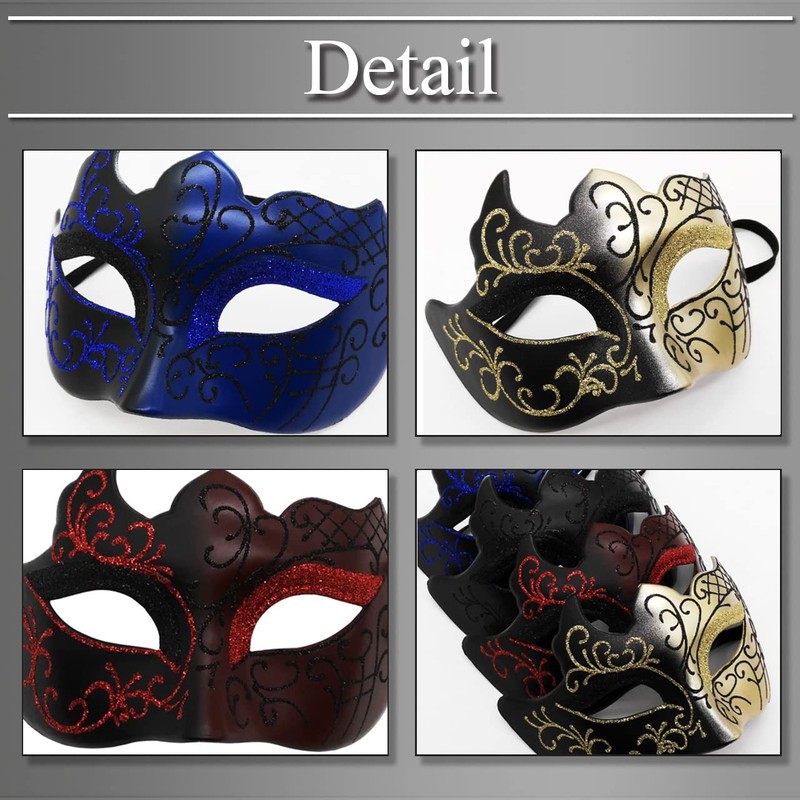 BUZZxSELECTION AC151 Men's Phantom Masquerade Party Face Costume Event Cosplay