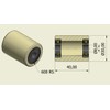 4 Pieces Nylon Rollers 30 mm diameter 40 mm wide