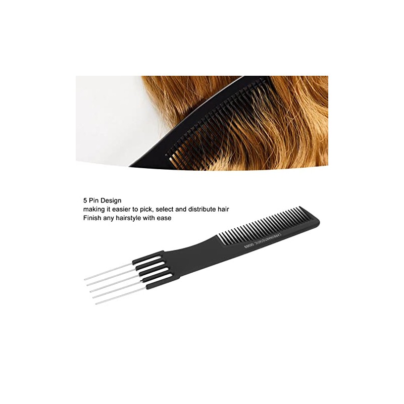 Yuyte Beauty Rosa 3 Cm Peines Metal Levantar Cabello