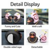 wonuu Rubber Duck Car Decorations Black Duck Car Dashboard Ornaments