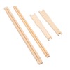 BeeCastle 10 Pack Beehive Frames and Wax Foundations for Deep