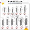 Hilitchi 60Pcs 12 Sizes Extension Spring Assortment Kit Extension Spring