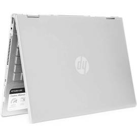 mCover Hard Shell Case ONLY Compatible for 2021/2022 14" HP Pavilion x360 14-DYxxxx Series (NOT Compatible with Other HP Pavilion Series) Convertible laptops (Clear)