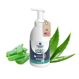 Common Sense Hand Sanitizer: Long Lasting Natural Moisturizing Hand Sanitizer, Quick Drying Foaming Formula, Mini Hand Sanitizer Pump Bottle 16.9 Fl oz for Home & Office Use