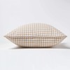 HOMESCAPES - 100% Cotton - Gingham Check - Large Cushion