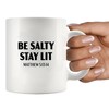 Be Salty Stay Lit Christian Gifts Bible Verse Inspirational Motivational