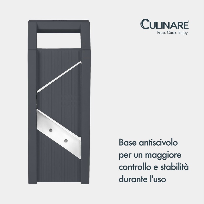 Culinare Multi-Blade Mandoline Slicer, Vegetable, Cheese Chopper and Grater, 4