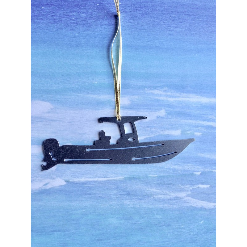Center Console Boat Ornament