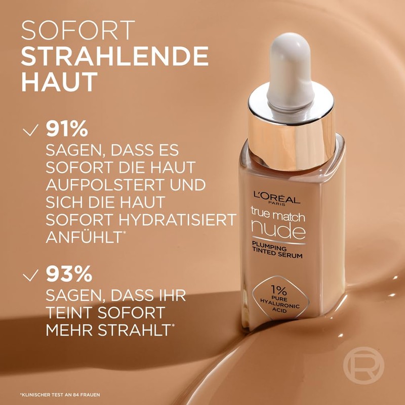 L'Oréal Paris Tinted Serum Nourishing Liquid Foundation with Hyaluronic Acid