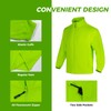 High Visibility Fleece Jacket, Full Zip Stand-Up Collar, Safety Work