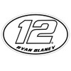 R and R Imports, Inc Ryan Blaney #12 Oval Decal