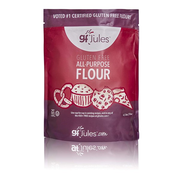 gfJules All Purpose Gluten Free Flour - Voted #1 by GF Consumers, 4.5 lb Bag, Pack of 1