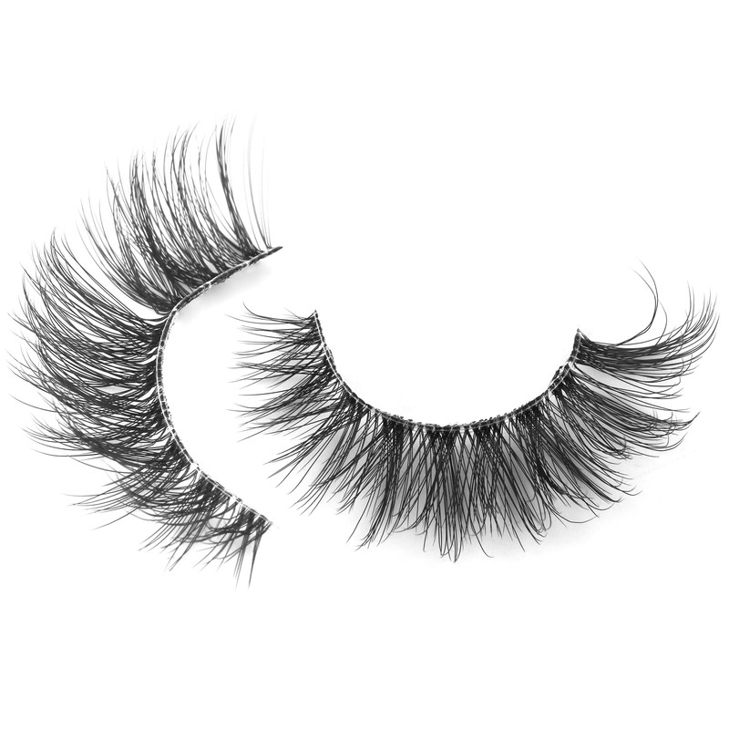 Clear Band False Eyelashes, D Curl, Russian Stripes, False Eyelashes,