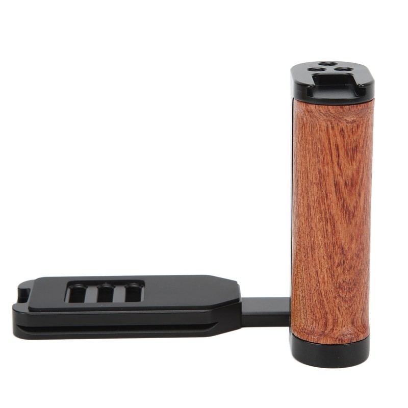 Universal L Shaped Quick Release Wooden Side Handle Stabilizer Quick