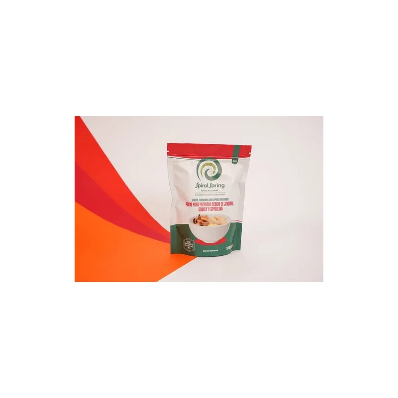 Alga Spirulina + Canela + Jengibre 2 Bolsas De 200grs