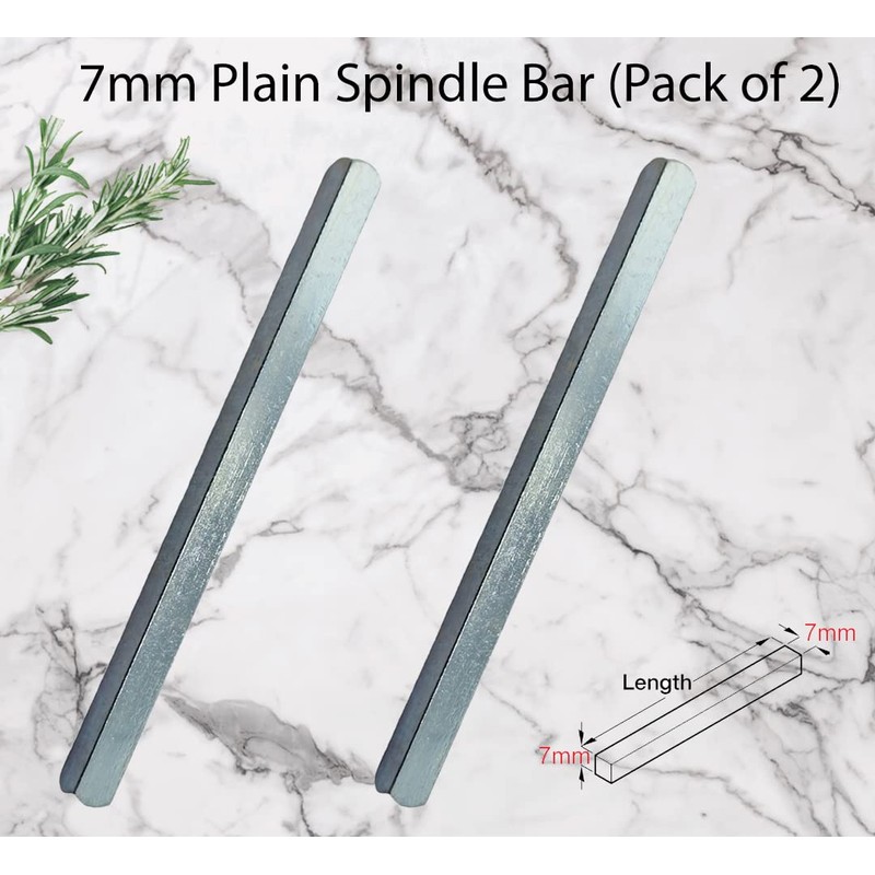 Universal Hardware 7mm Door Windows Handles Spindle Short/Long 50mm to