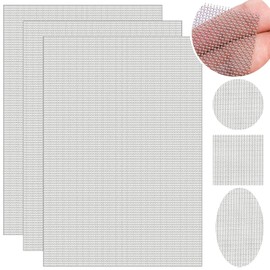 Pack of 3 A4 Wire Mesh Stainless Steel Filter Mesh Wire Mesh Filter Mesh Mesh Filter Screen Sheet 1 mm Fine Mesh for Doors Prevents Mice Insects and Snakes 300 x 210 mm