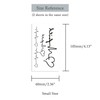 Oottati Small Cute Temporary Tattoo Love Heartbeat (Set of 2)