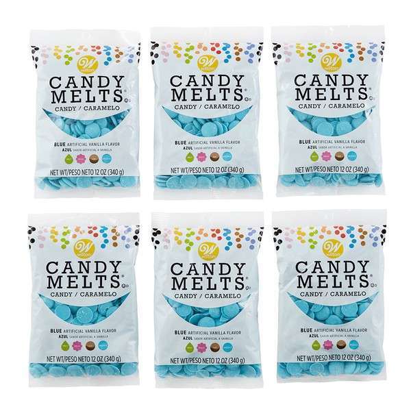 Wilton 12 oz. Blue Candy Melts Candy, 6-Count