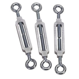 (3) EZ 50 Eye & Eye Turnbuckles for 620 Down Guy Wire Antenna Guying Tensioning