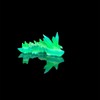 Tumbler Straw Buddy Dragon Guardian Straw Figurine 3D Printed:_Ice