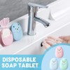 SULIUDAJI 3 Boxes Paper Soap, Portable Soap Sheets Disposable Paper