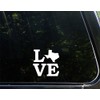 Love Texas - 4" x 4" - Vinyl Die Cut