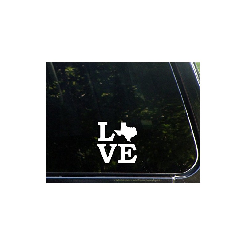 Love Texas - 4" x 4" - Vinyl Die Cut