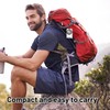 4 Pcs Multifunctional Compass and Hiking Whistle Set, Compass Navigation,