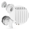 Radiator End Caps and Accessories Set 1 x 1/2 Inch