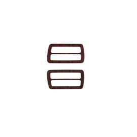 for 2024 Tacoma Instrument Panel Vent Frame Decoration Stickers ，Interior Accessories Tacoma (Wood Grain)